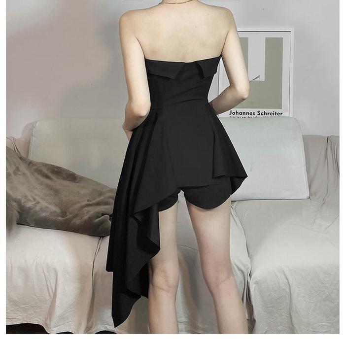 Santaibju- 25Oclock - Party Dressed / Mini Dress Hitam Elegant / Dress Hitam Mewah