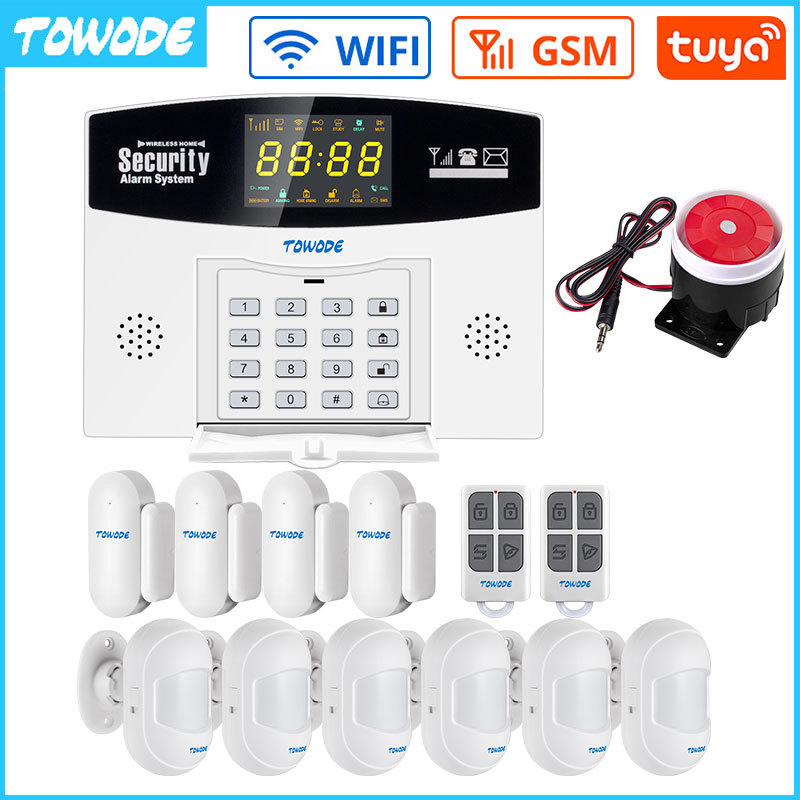TOWODE Home Security System Alarm System GSM WIFI Smart Tuya Smart