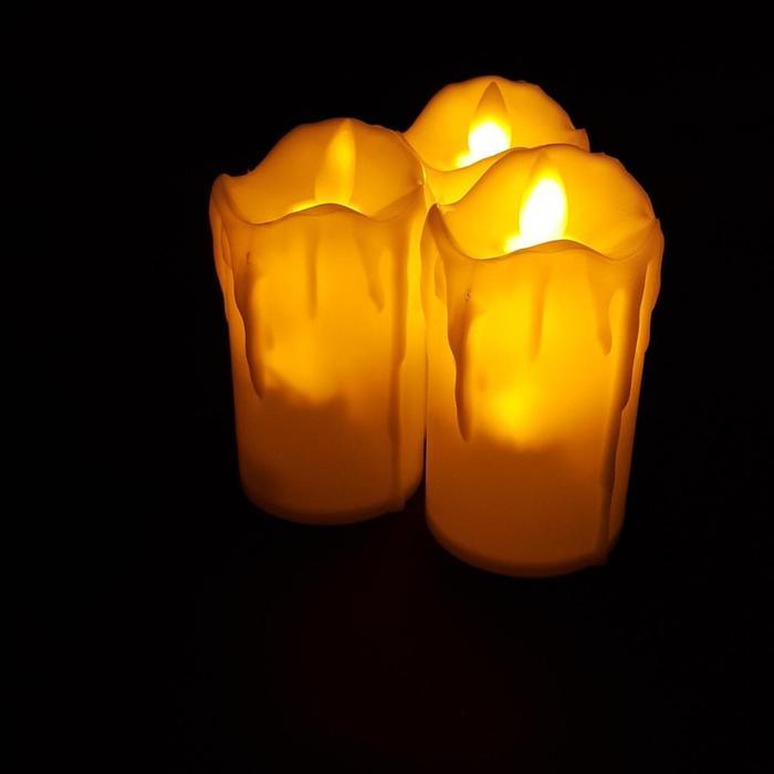 Lilin Elektrik/ Lilin Dekorasi/ Lilin Baterai/ Smokeless Candle