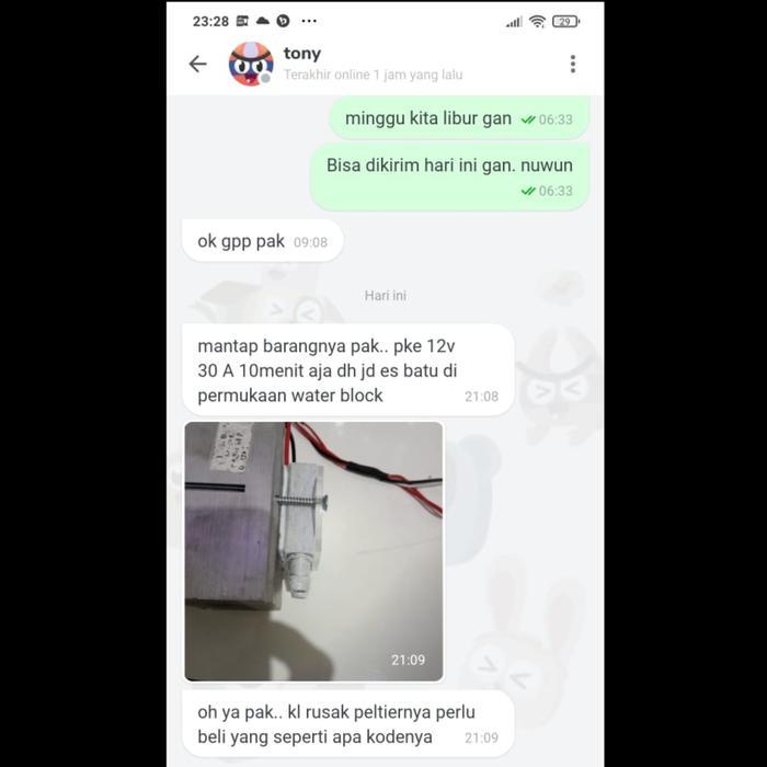 PAKET CHILLER DIY CHILLER PENDINGIN PELTIER AQUASCAPE AQUARIUM 12V DC