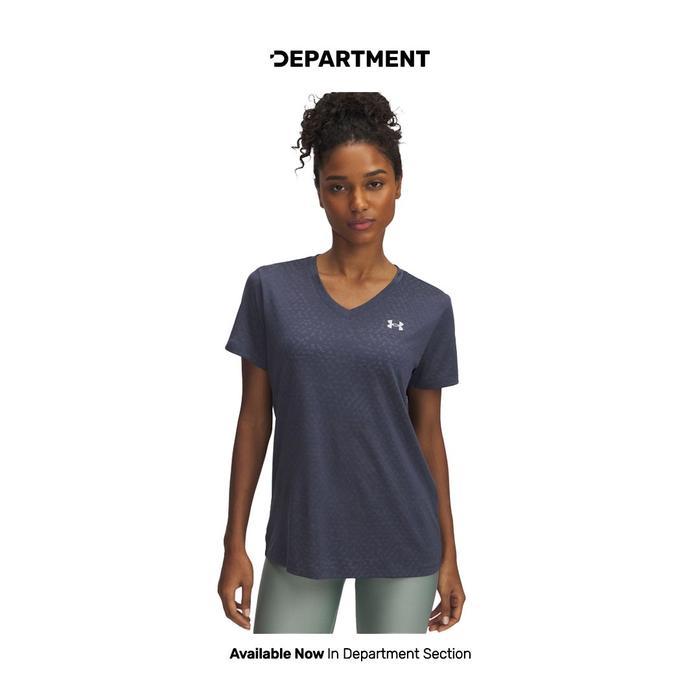 Kaos Wanita UNDER ARMOUR VELOCITY TEXTURED 1390383044 ORIGINAL