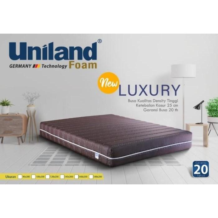 Kasur Busa 180X200 Cm Uniland Luxury Tebal 25 Cm Garansi 20 Tahun