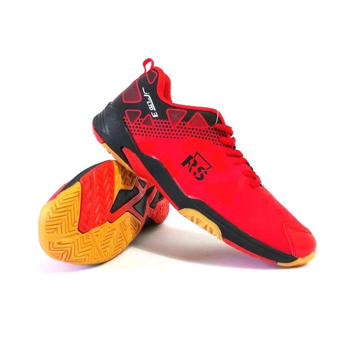 SEPATU RS HITAM VOLLY BADMINTON SIZE 39-43 SEPATU OLAHRAGA BULUTANGKIS TENNIS