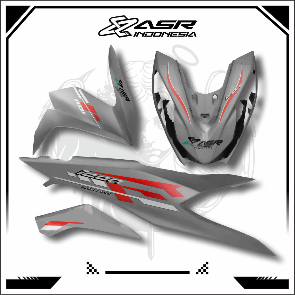 STRIPING MOTOR HONDA BEAT DELUXE 2022 TRANSPARAN STYLISH