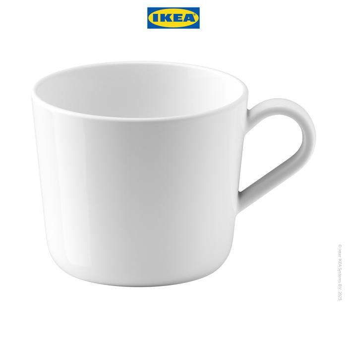 q6cr- Ikea 365+ Gelas Mug Putih 24Cl Kitchenware