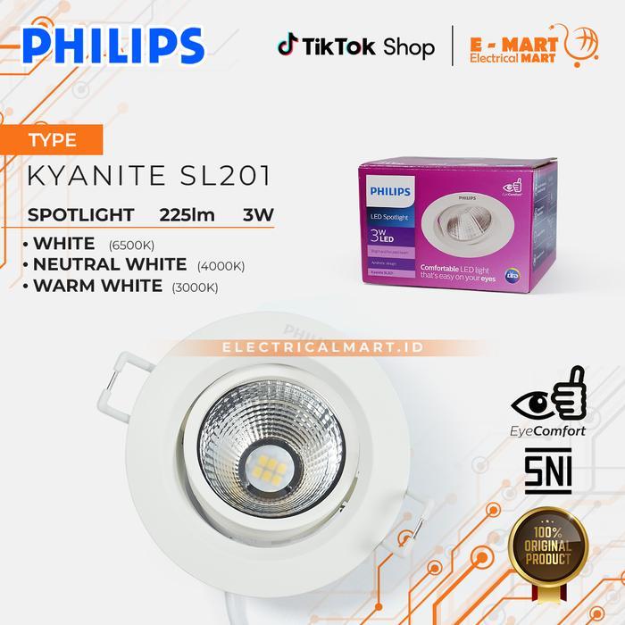 New Philips LED Spotlight Kyanite 3 WATT