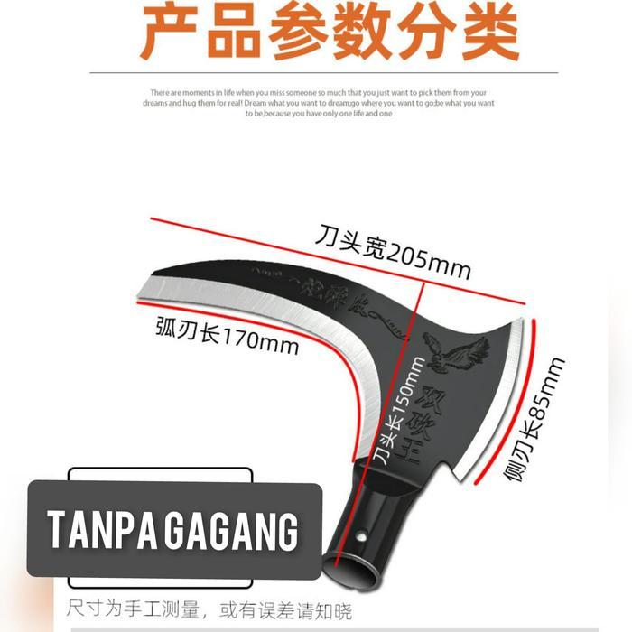 zj6d- Arit Kapak Ganda Baja Tahan Karat Stainless Steel (Tanpa Gagang)