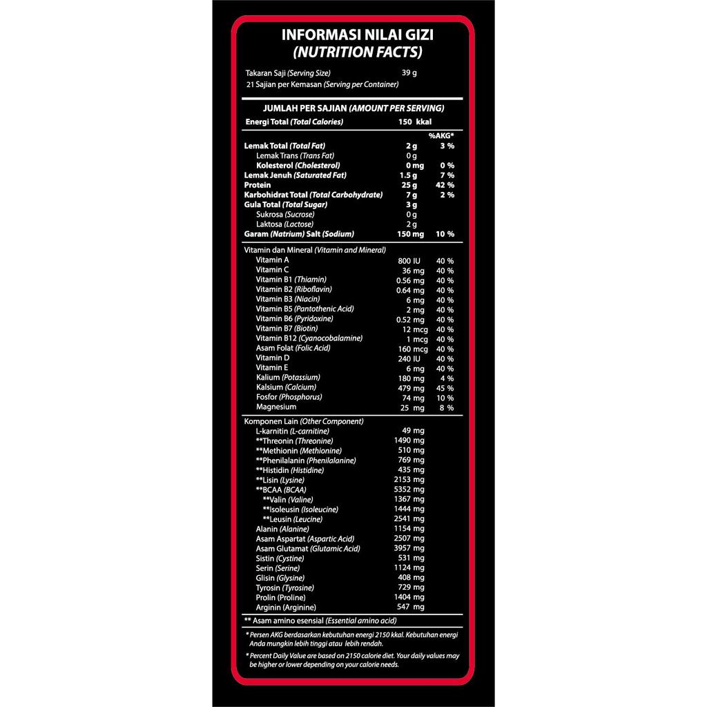 ofbh- L-Men Lmen Platinum Susu Whey Protein 800 Gram 24 Serving