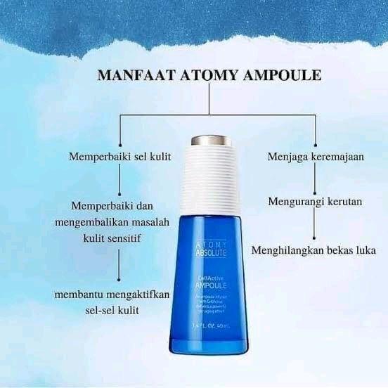 Atomy Absolute CellActive Ampoule 40ml [100%] original Serum Mengurangi Kerutan & Pencerah Wajah