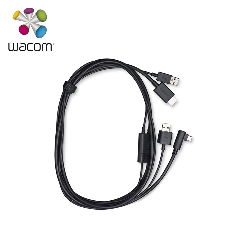 Wacom One X-Shape Replacement Cable For Wacom One Dtc133 Creative Pen Display Tablet