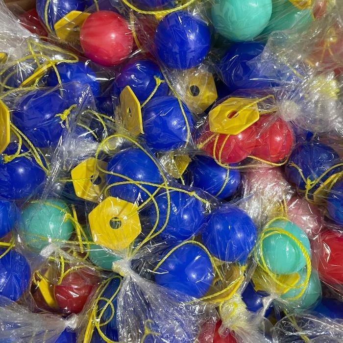 Mainan Lato Lato Tali lusinan 12pcs Toys