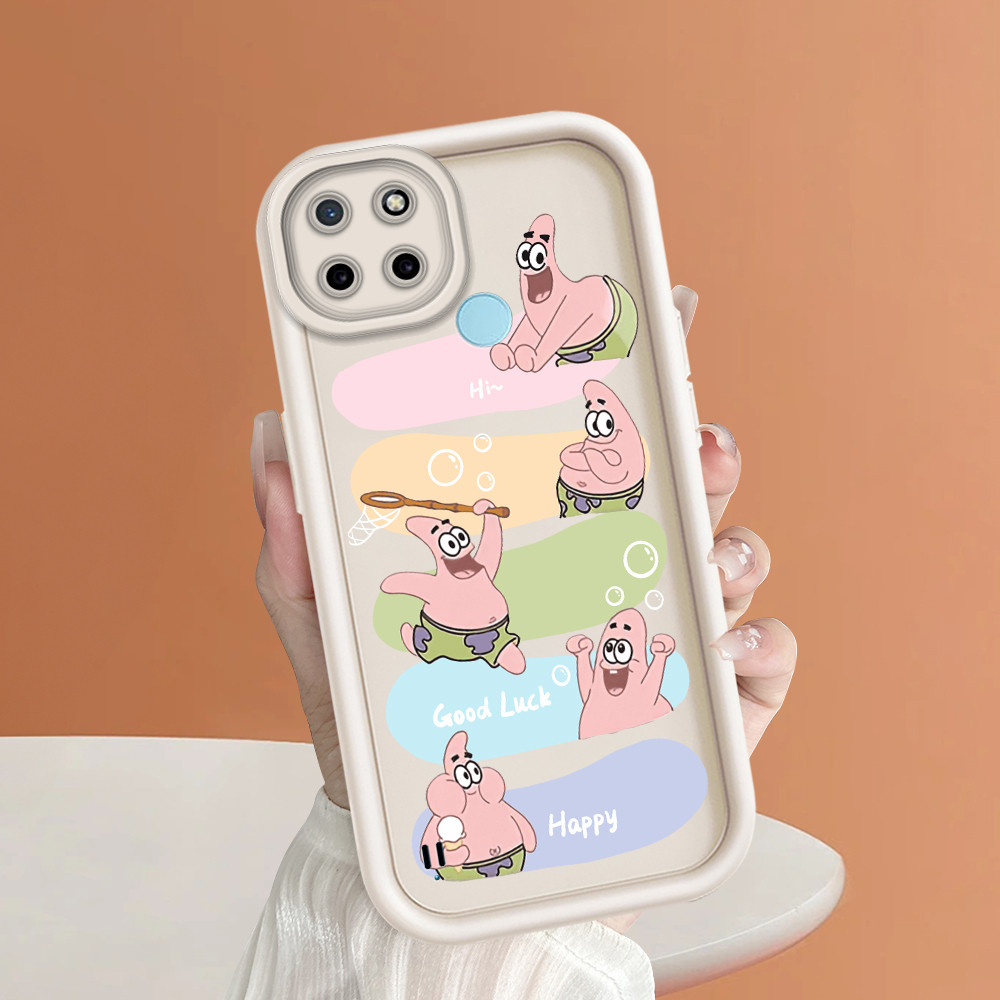 Casing Hp Untuk Realme C21Y C25Y Case Kesing Protect Phone TY DLJ C8-2608 SpongeBob dan Patrick