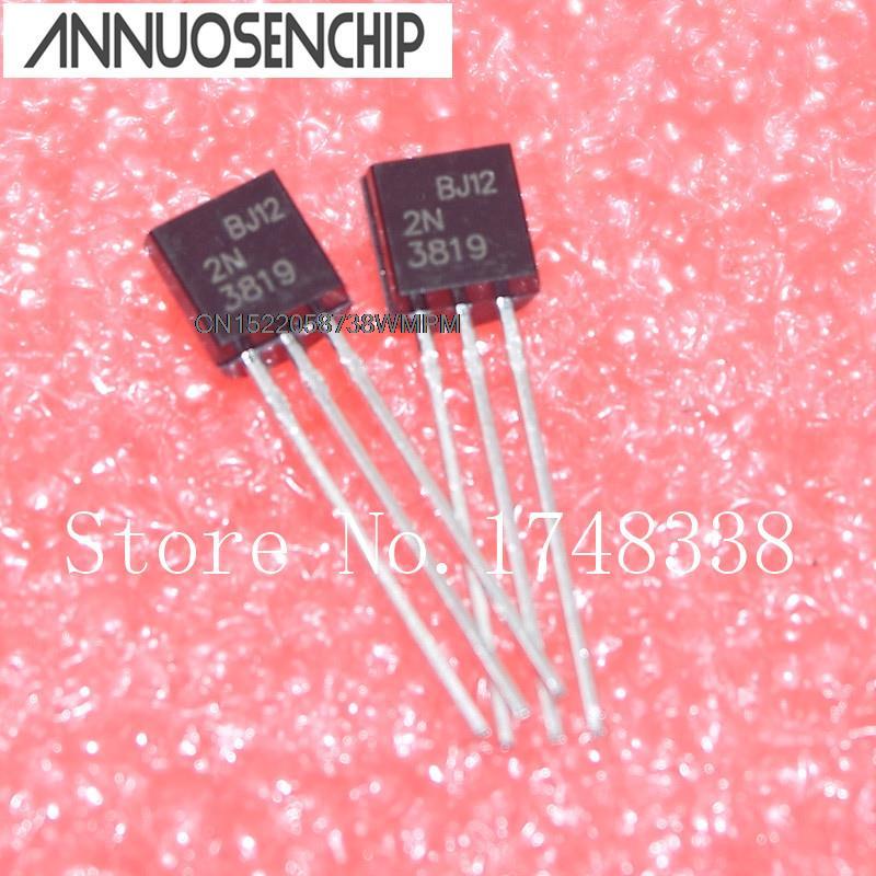 10PCS/lot New and Original  TO-92 2N3819 TO92 new and best quality 2N3819