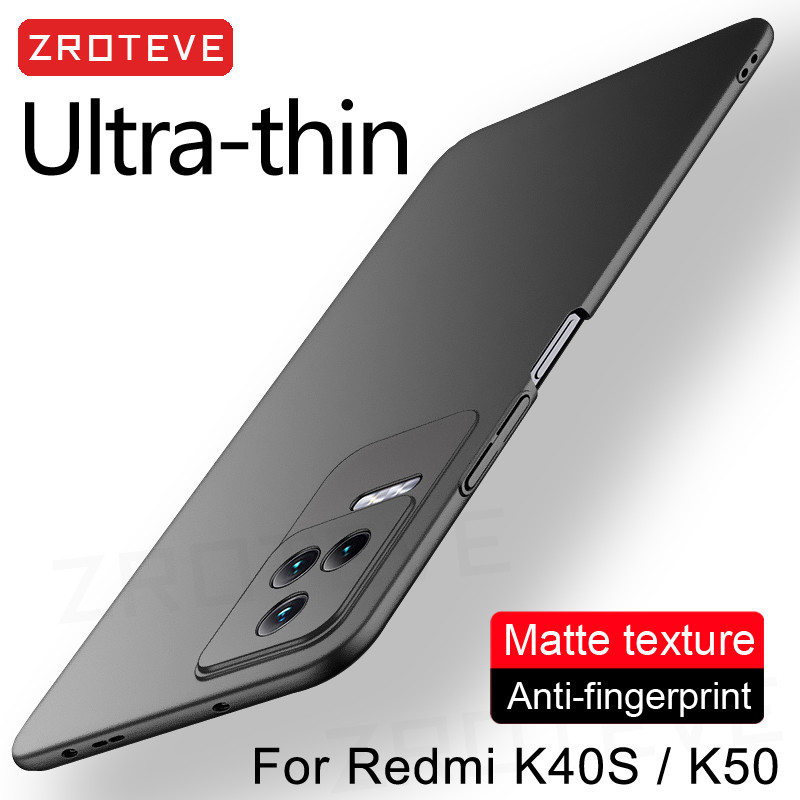For  K40 Case ZROTEVE Ultra Thin Hard PC Matte Cover For   K40 Gaming K50 Game Xiomi K40S K20 Pro Ph