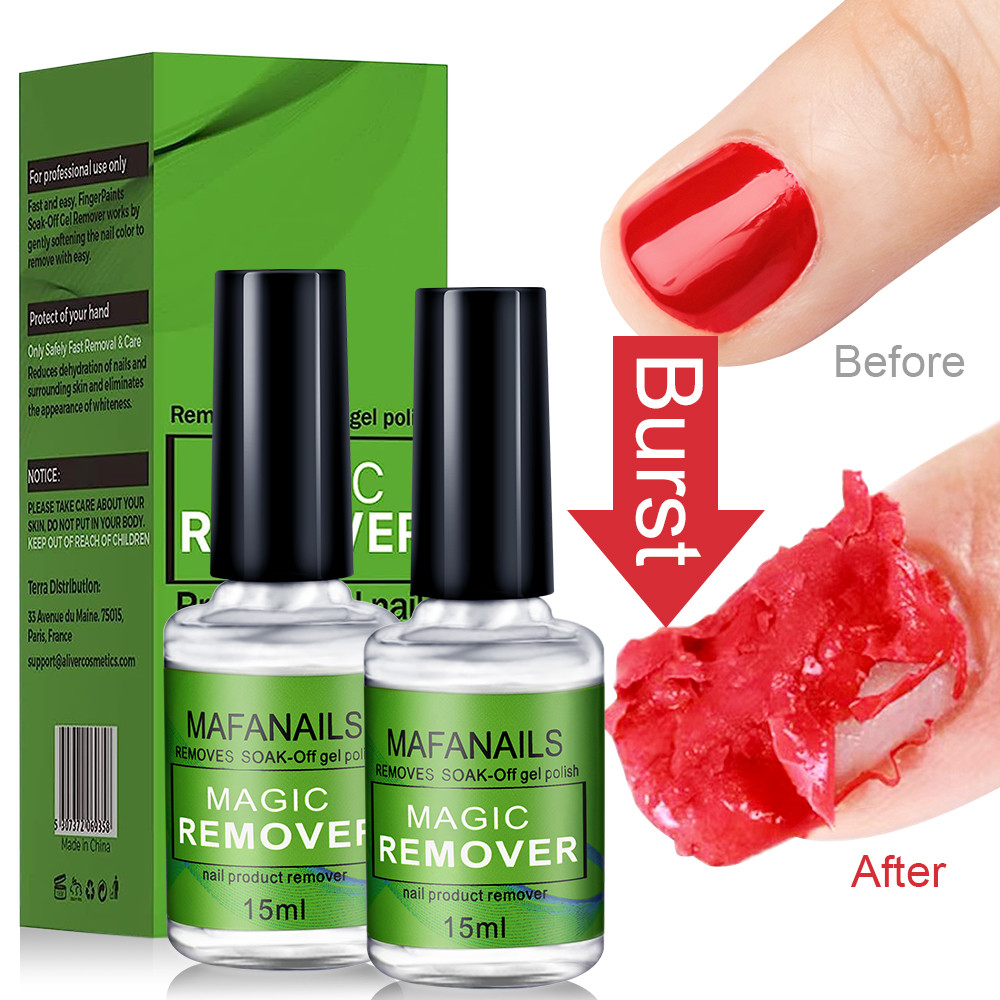 15ml/bottle Nail Gel Remover Polish Soak-Off 3 Minutes Quickly & Easily Removes Gel Polish 0.5fl.Oz