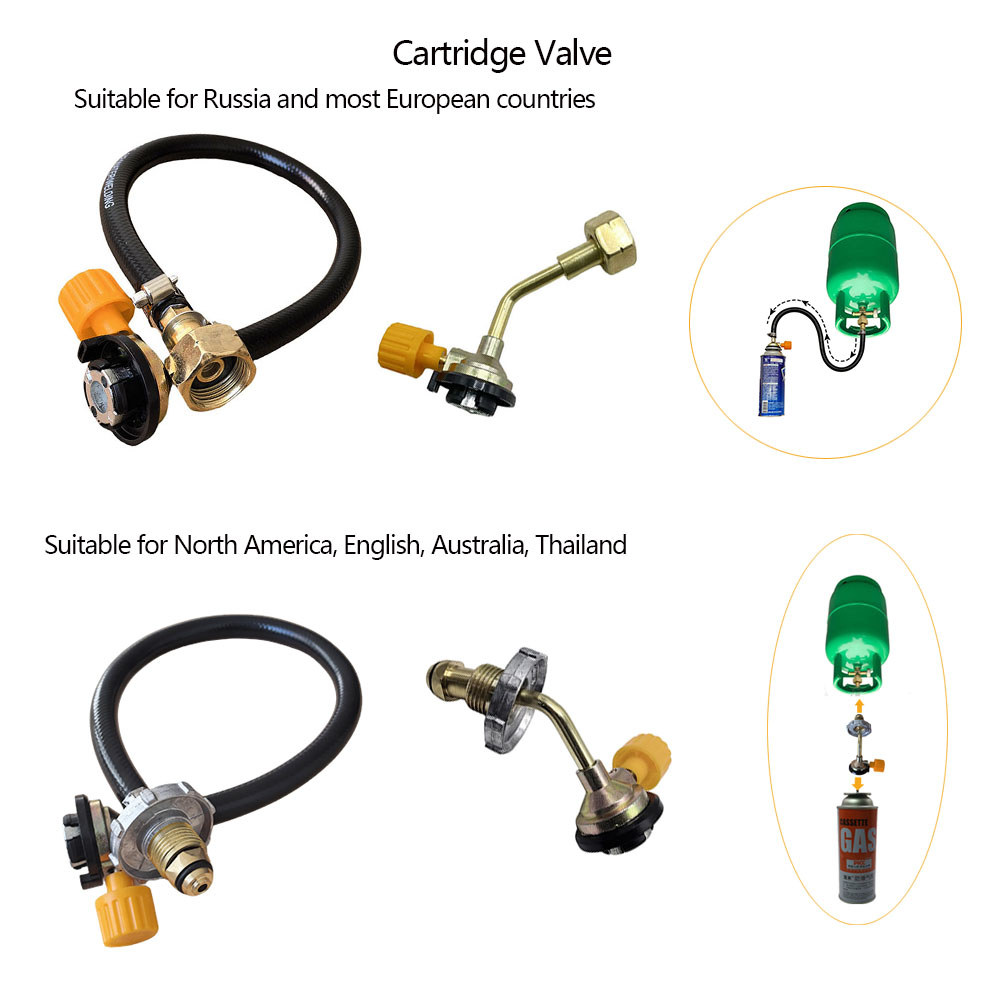 Gas Refill Adapter Inflation Valve Cylinder Gas Tank Filling Connector Leakproof Rubber Gas Refill