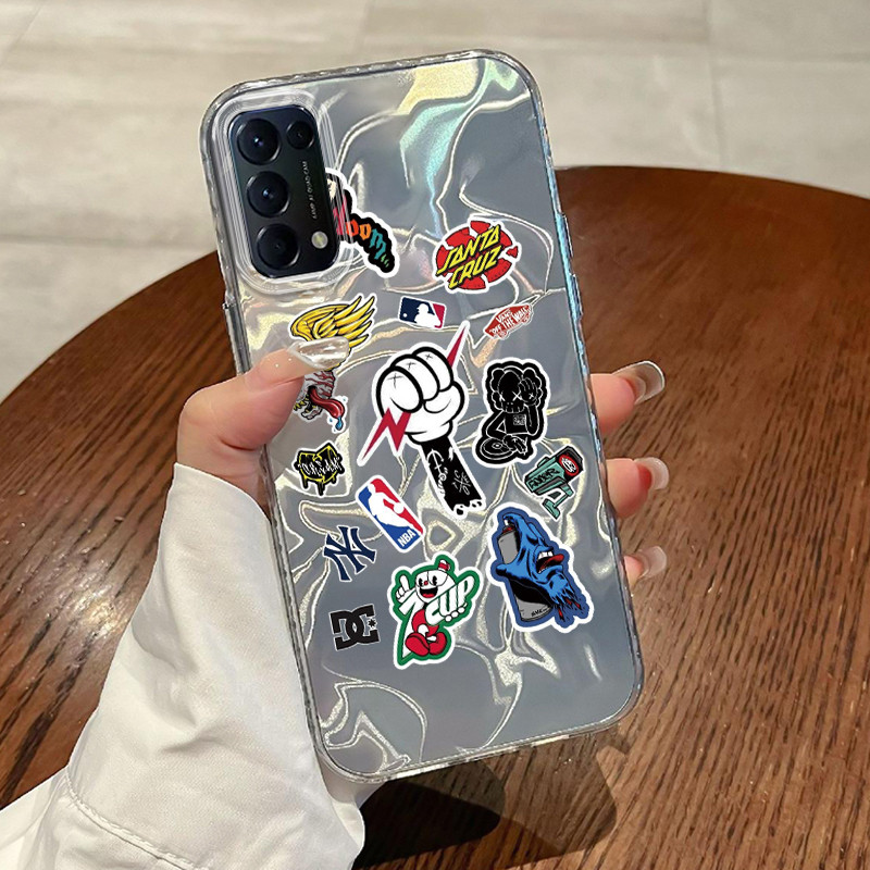 Casing Hp OPPO Reno 5 4G Reno 5 5G Reno5 Reno 5K 5G Reno5 K Find X3 Lite Case Casing Pola Gestur kar