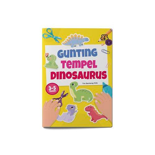 [Voucher] [Mizan Jakarta] Buku Aktivitas Anak Gunting Tempel Dinosaurus Usia 3-5 Tahun