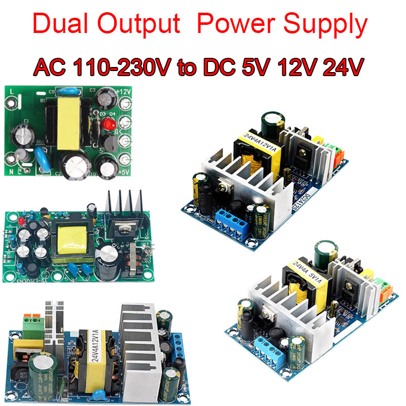 Dual Output Isolated Switching Power Supply Module Step Down Buck Converter Ac-Dc 110V-230V To 5V