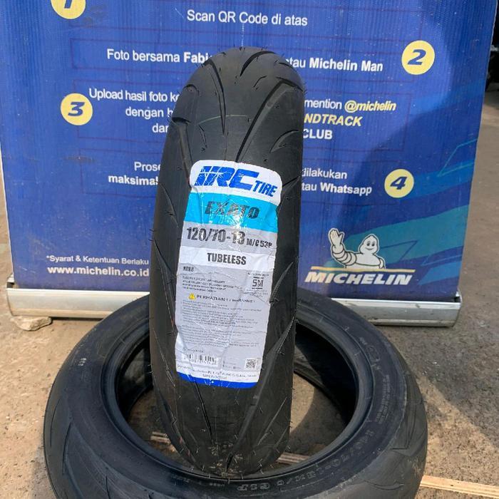 Ban depan Upgrade NMAX IRC Exato 120/70 ring13