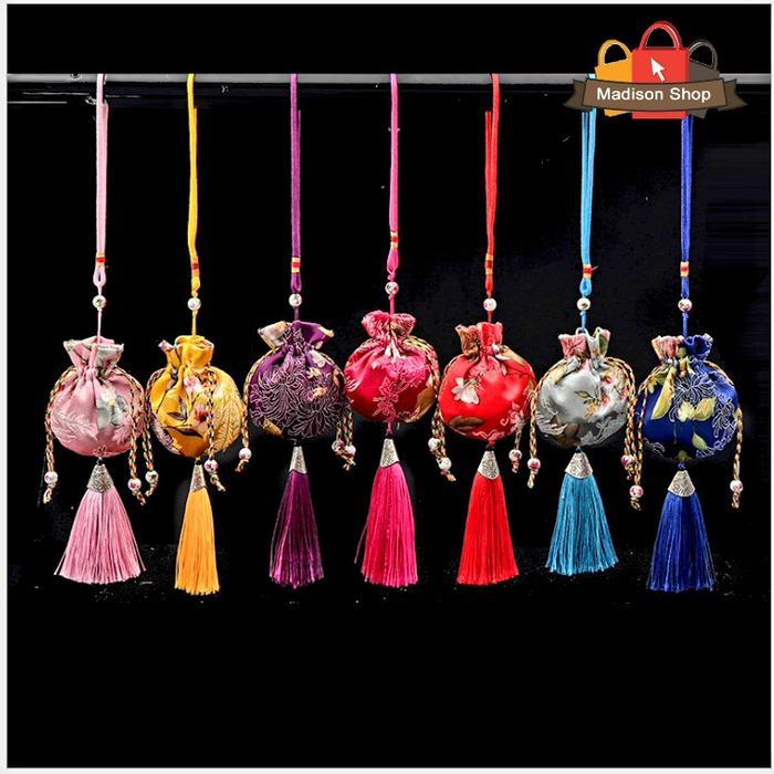 Everythink - Kantong Kain Imlek Gantungan Imlek Aksesories Kantong Wangi Hoki Murah Tbk