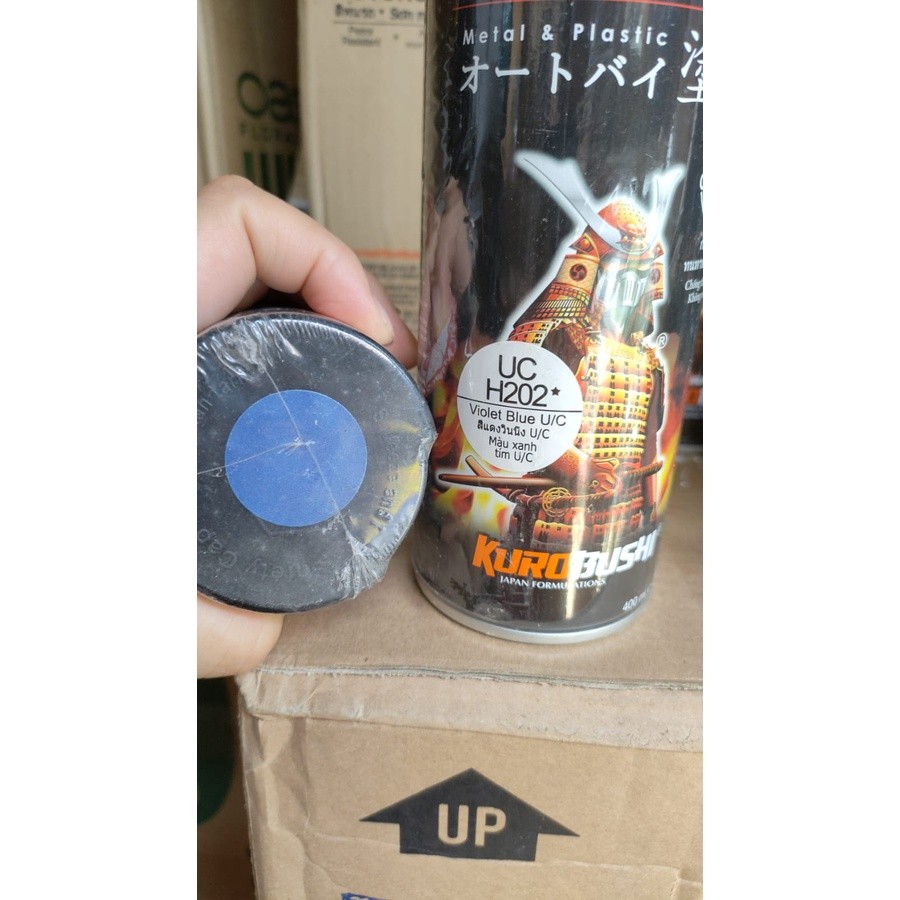 pilok pilox samurai violet blue u/c uc h202* h202 400ml biru muda metallic
