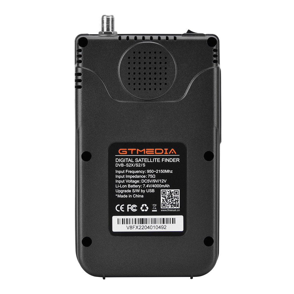 GTMEDIA V8 Finder2 Digital Spectrum Analyzer Satellite Finder DVB-S/ S2/ S2X Signal Detector