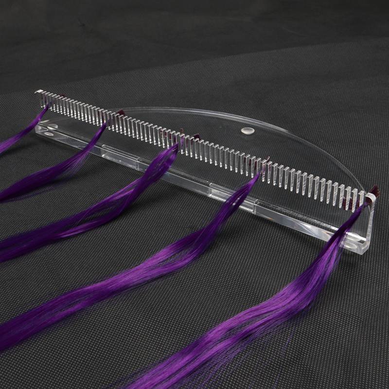 Harmony Plus Hair 1pcs Transparent color Desktop Acrylic Hair Extension Display Stand for Hair