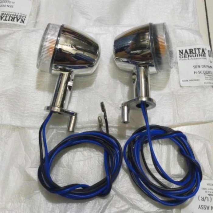 lampu sen depan honda scoopy assy narita - variasi anp