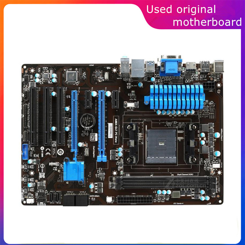 Used FM2+ FM2 For AMD A88X A88X-G41 PC Mate Computer USB3.0 SATA3 Motherboard FM2b DDR3 Desktop Main