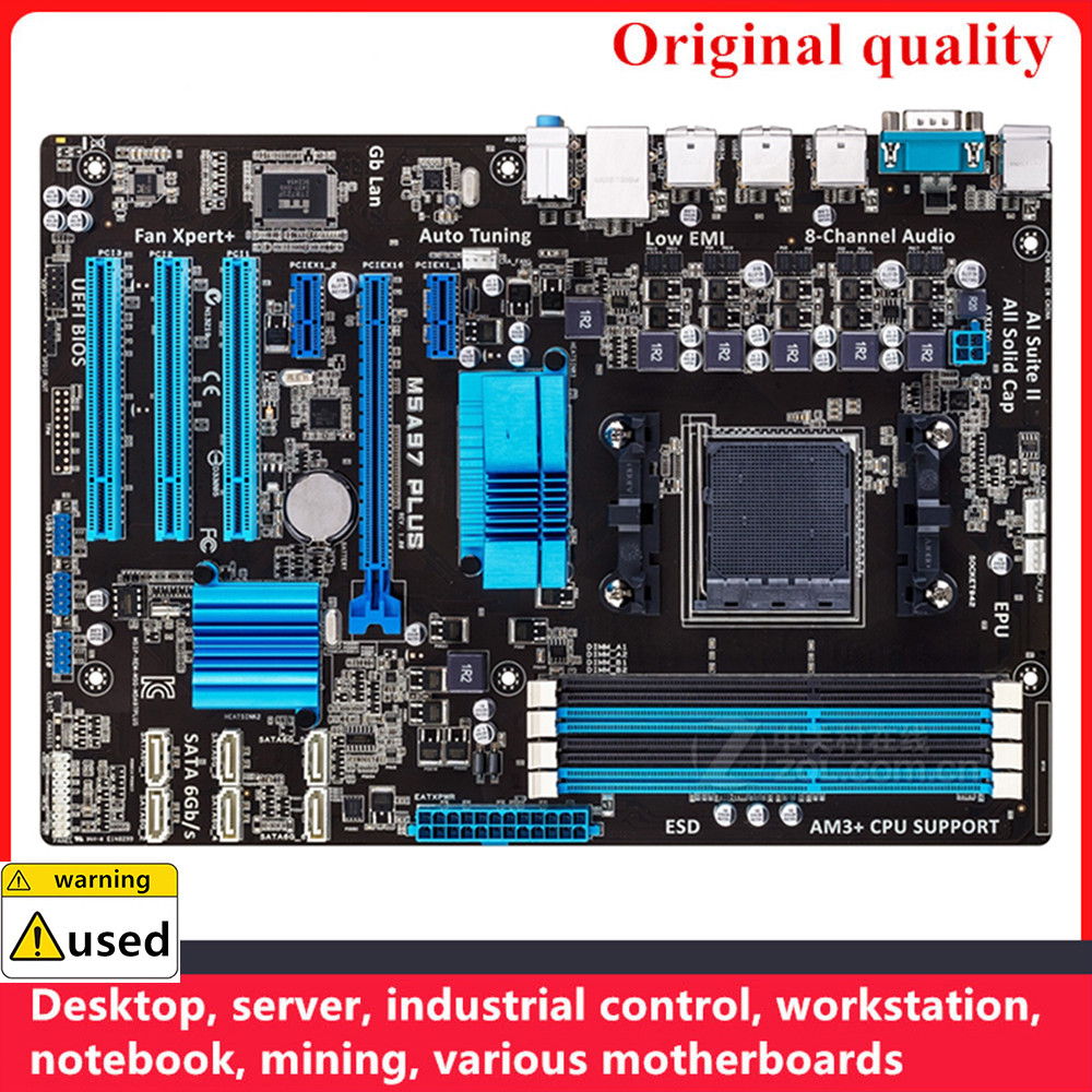 Used For M5A97 PLUS Motherboards Socket AM3+ DDR3 32GB For AMD 970 Desktop Mainboard SATA III USB3.0