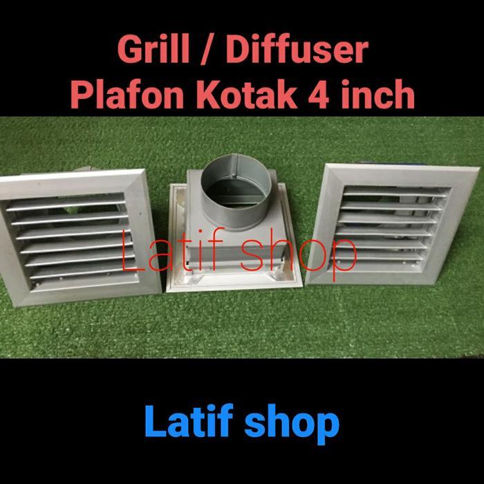 Grill AC sock 4 in diffuser Ac flexible ducting