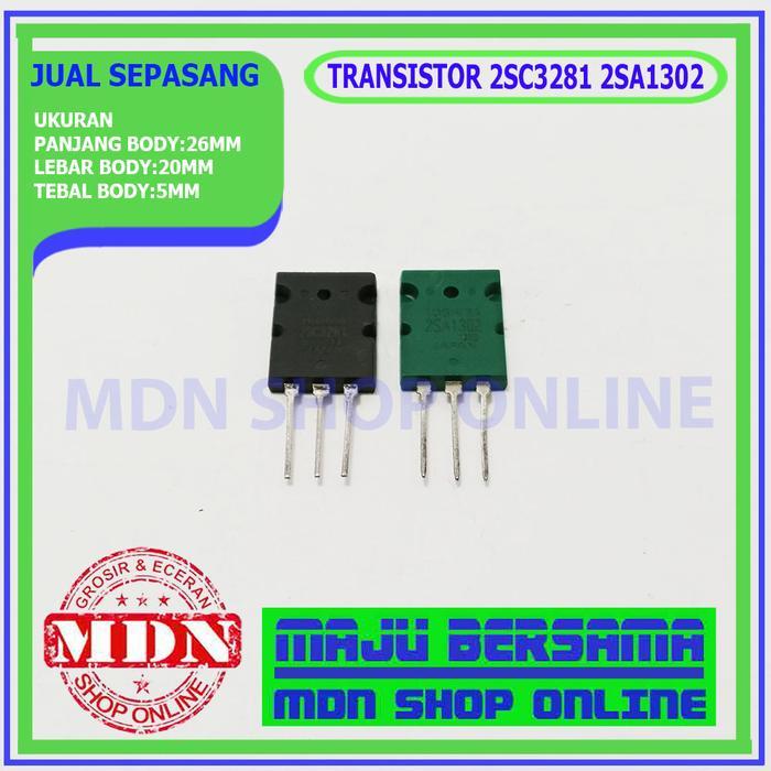 Transistor 2SC3281 2SA1302 kualitas bagus SEPASANG