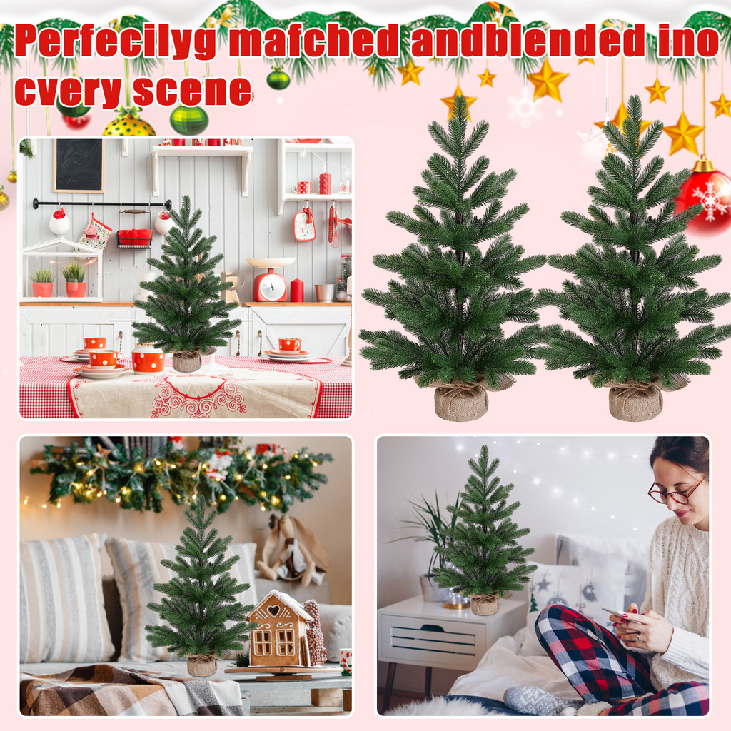 Artificial Christmas Tree Desktop Small Tree Pe Christmas Decoration Christmas Tree Ornaments Small