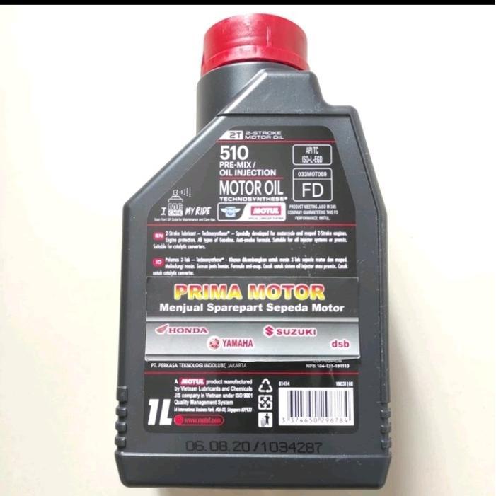 OLI SAMPING MOTUL 510 POWERLUBE 2T 1L ORI OLI SAMPING 2T MOTUL