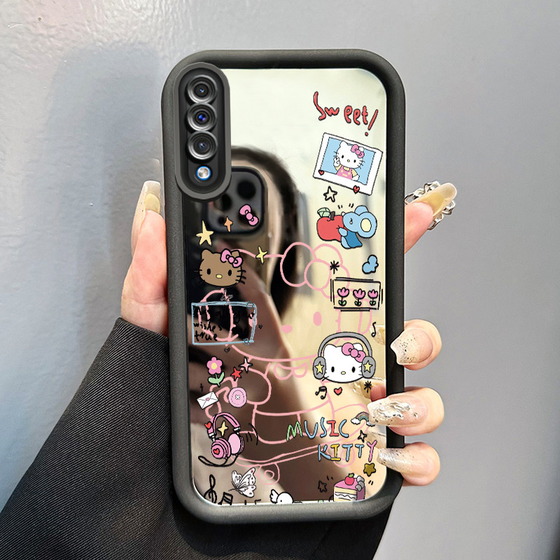 Casing Hp Samsung Galaxy A50 A50s A30s Case HP Casing pola Gambar Animasi Kartun Kasing cermin Cesin