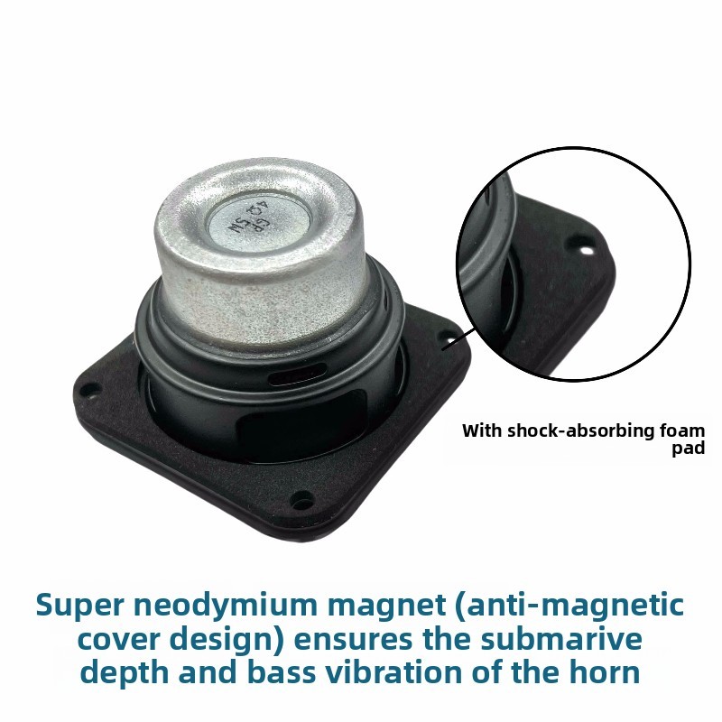 2Pcs 2 Inch Full Range Speaker 4 Ohm 5W Subwoofer Bluetooth Speaker Speaker Super Neodymium Magnet