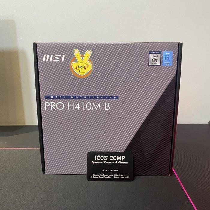 MOTHERBOARD MSI PRO H410M B LGA 1200