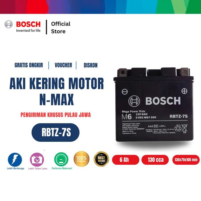 Bosch Aki Kering Motor Yamaha Nmax 155 2020 On - Maintenance Free - Rbtz-7S