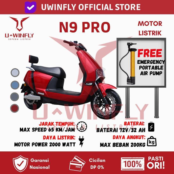 SEPEDA MOTOR LISTRIK UWINFLY N9 GARANSI RESMI