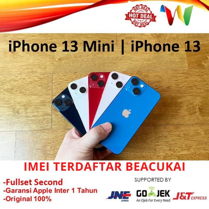 0dw3- Iphone 13 / 13 Mini 128Gb 256Gb 512Gb Fullset Original