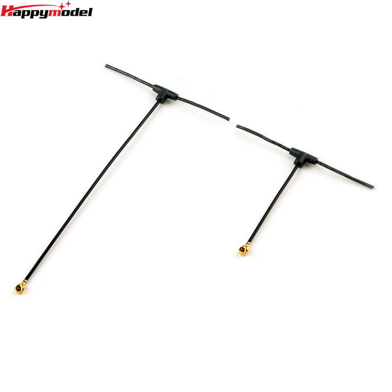 Happymodel 2.4G T Omnidirectional Fpv Antenna 90Mm 40Mm Ipx/U.Fl For Rc Fpv Elrs Ep1 Ep2 Receiver Rx