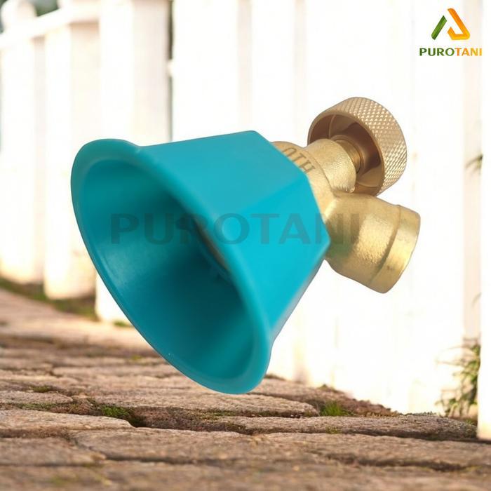 Puro Nosel Sprayer Kabut Nosel Sprayer Adjustable Merk HIU Kuningan Adjustabel Mist Sprayer Nozzle