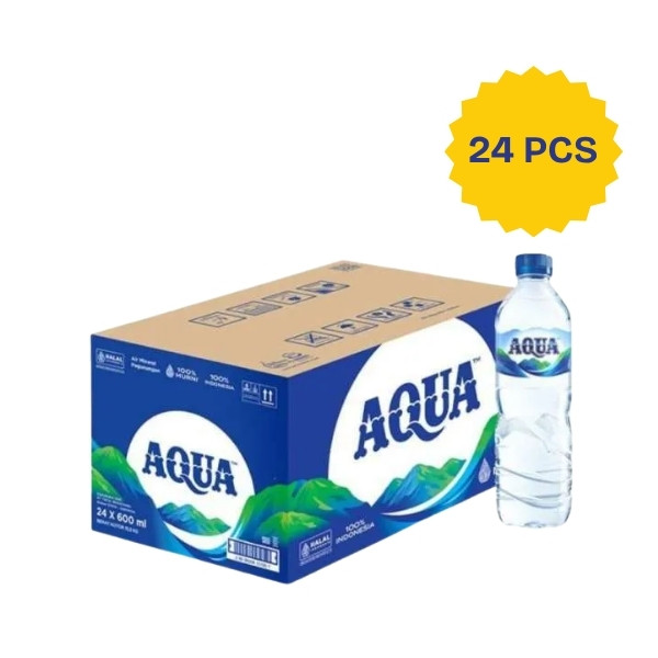 AQUA AIR MINERAL BOTOL 24 X 600 ML KARTON