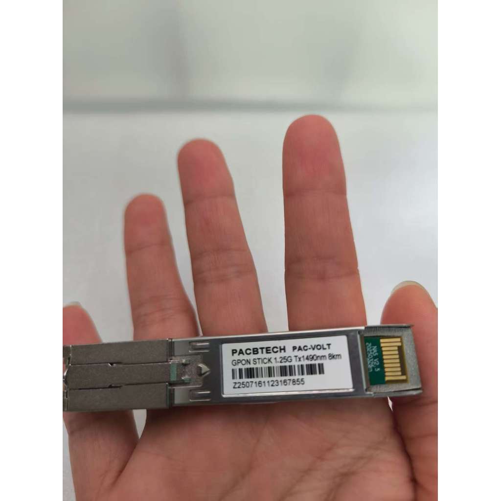 Mini Gpon Olt Stick Single Port 1 Gpon Port 2*Ge Ports Uplink Portable Fiber Optic Equipment Use For