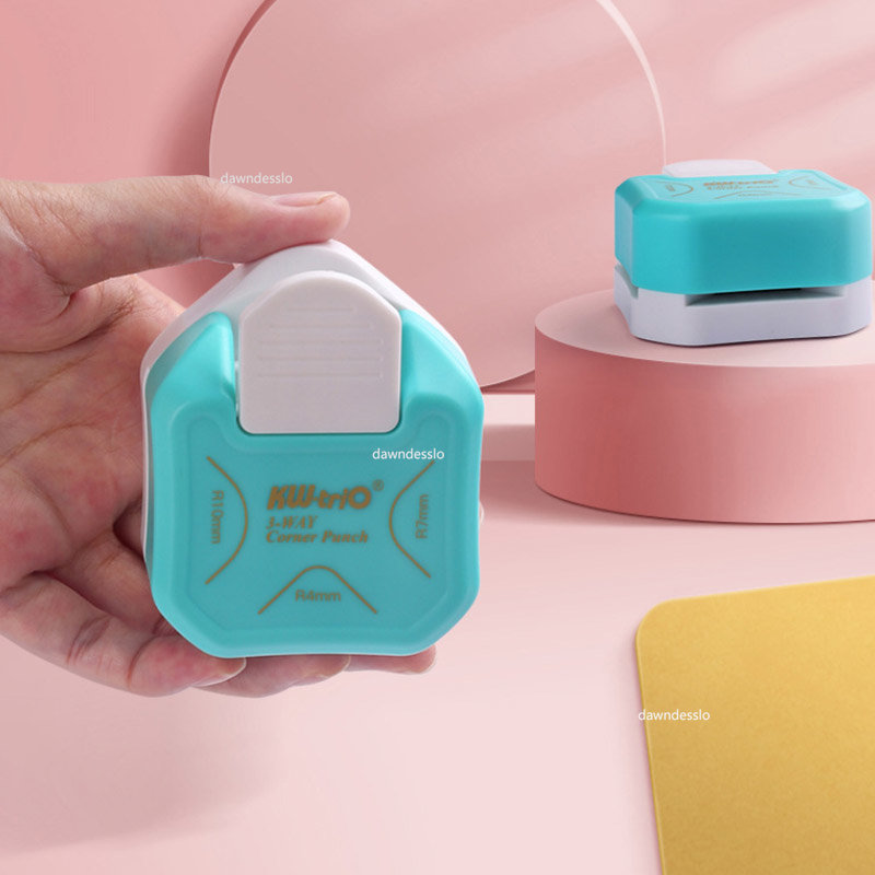 Corner Rounder Mini Corner Trimmer Punch R4/R7/R10mm Round Corner DIY Paper Card Photo Planner Cutti