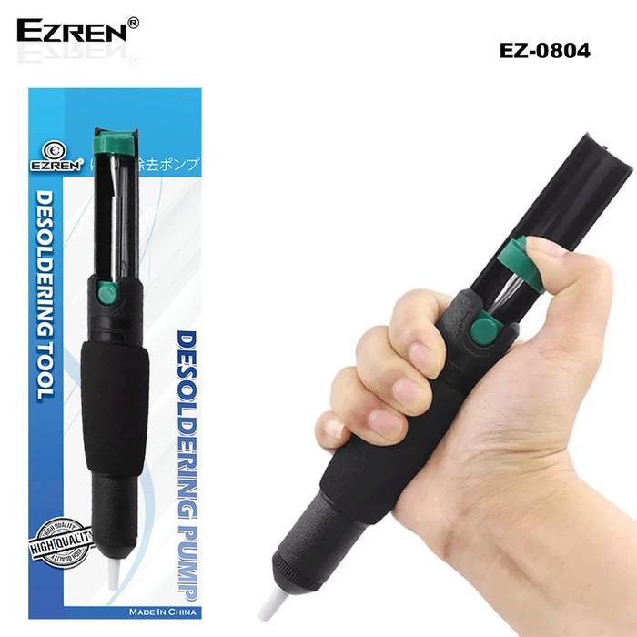 Sale Ezren Ez-0804 Penyedot Timah Pump Soft Handle Anti-Slip Double Ring