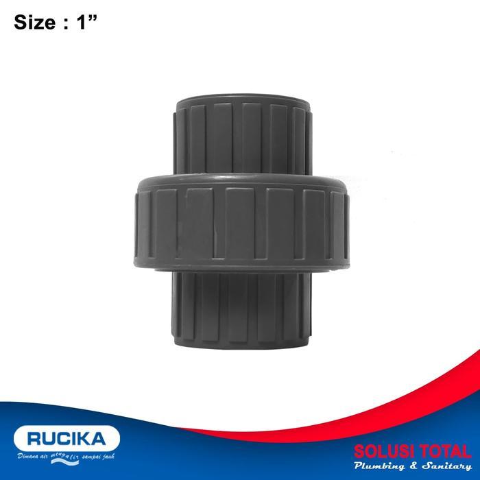 Aj' Water Mur Moor Polos 1" Union Socket Aw 1 Inch Pvc Rucika