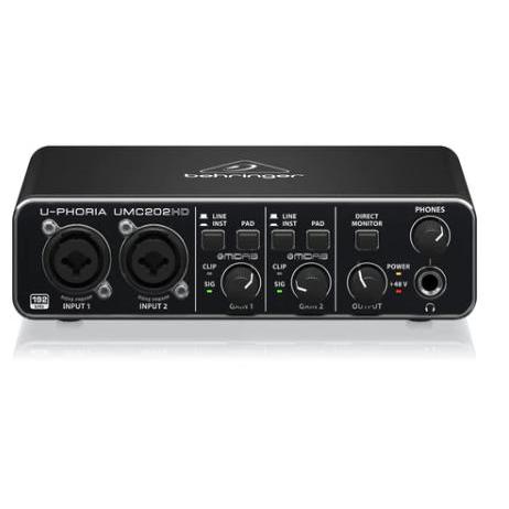 Audio Interface Behringer Umc202Hd Usb Audio Interface Audiophile Original