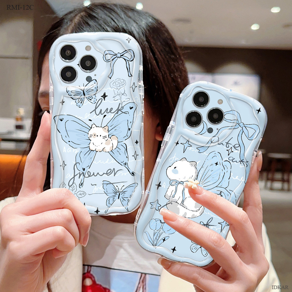 Casing Kupu-Kupu Untuk For Xiaomi Redmi 15C 14C 13 13C 12C 12 10C 10 9 9T 9A 9C A5 A1 A2 A3 K40 8 4G